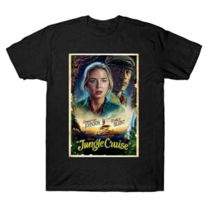 Jungle Cruise Dwayne Johnson Emily Blunt T Shirt