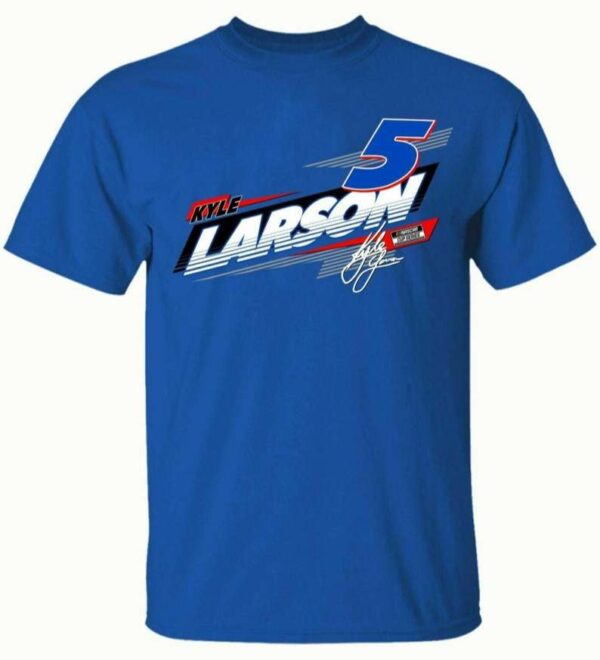 Kyle Larson Team Collection Nascar Royal T Shirt