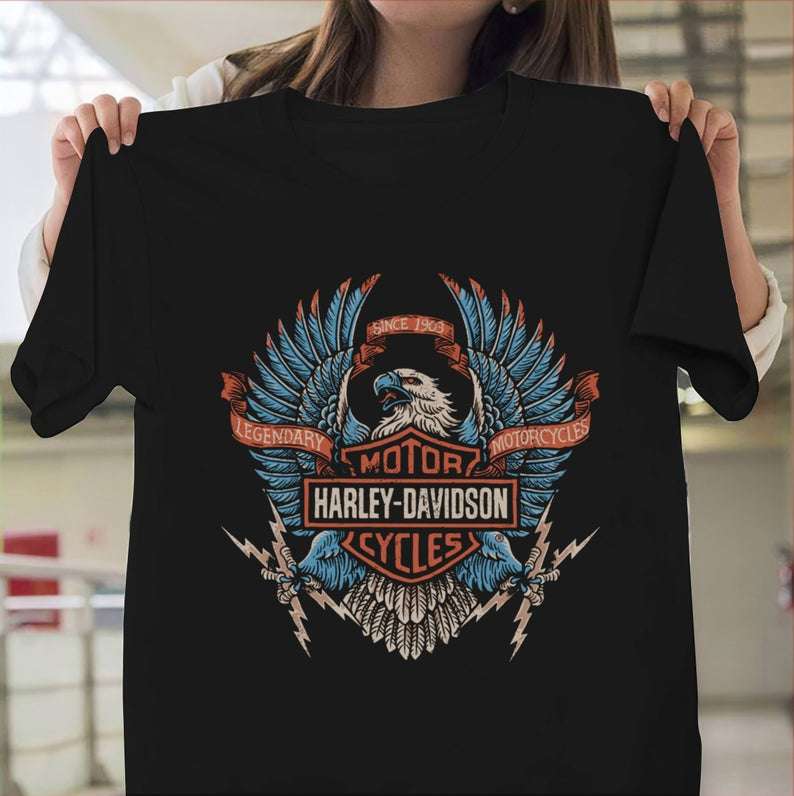 Legendary Harley Davidson Eagle T Shirt - Best of pop culture clothing ...
