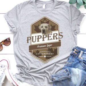 Letterkenny Puppers Premium Lager Beer T Shirt
