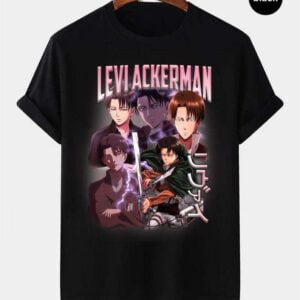 Levi Ackerman Attack on Titan Vintage Retro T Shirt