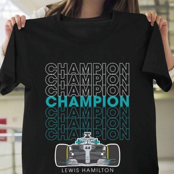 Lewis Hamilton Formula 1 Drivers Champion F1 T Shirt