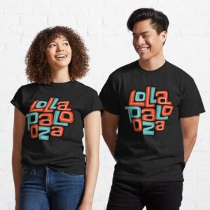 Lollapalooza Black Classic Unisex T Shirt