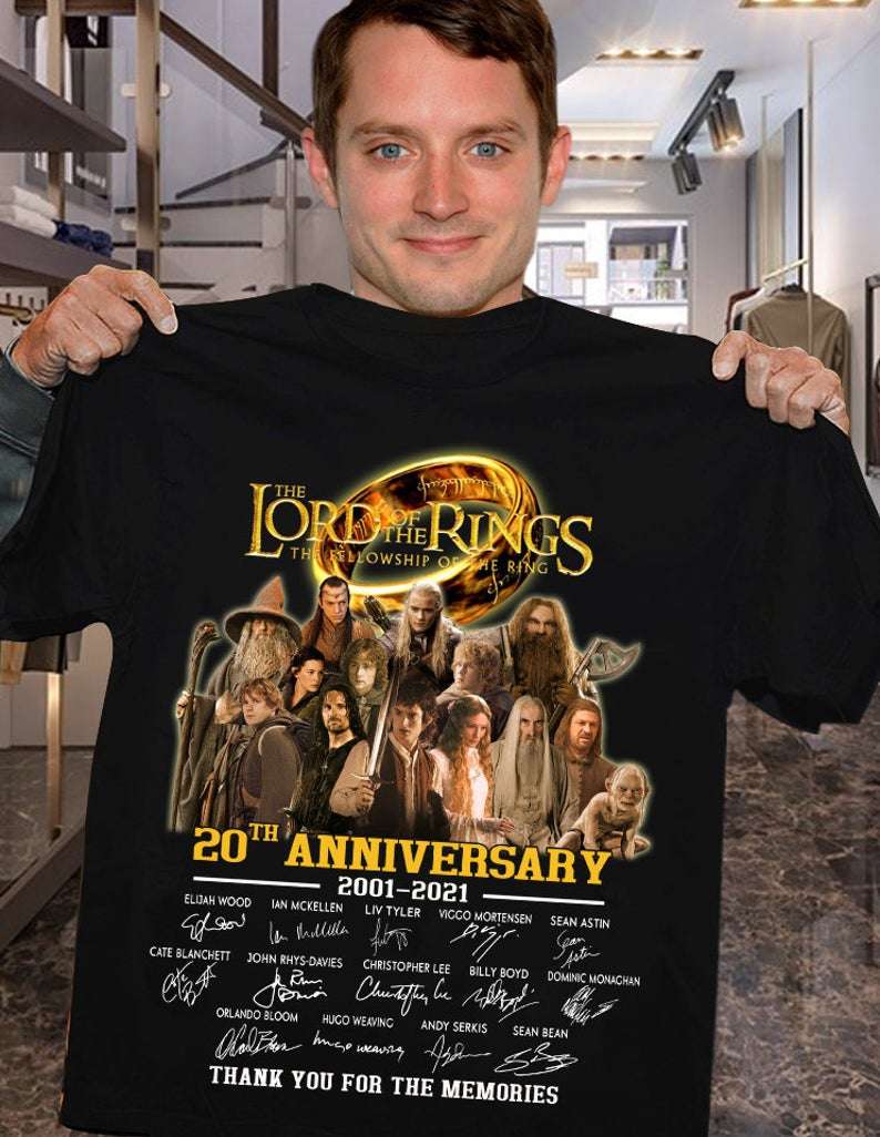 Lord Of The Ring 20th Anniversary 2001-2021 Shirt - Best of Pop Culture & Music Inspired T Shirt