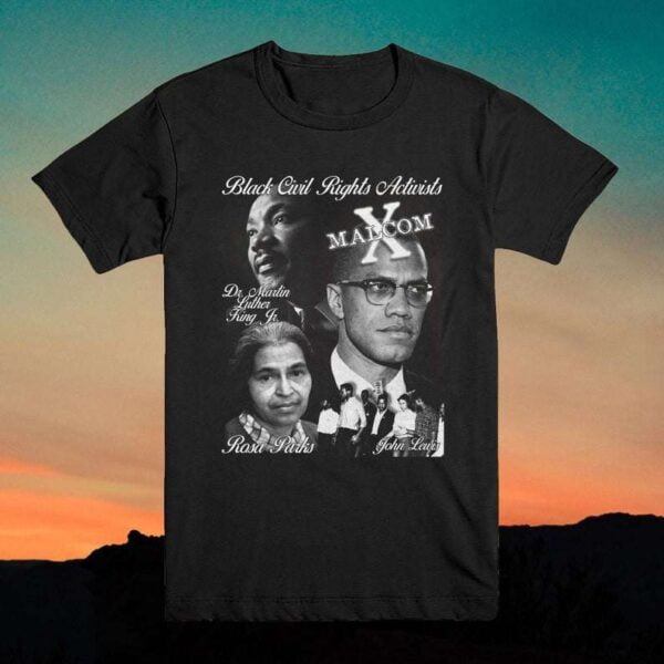 MLK Malcom X Rosa Parks John Lewis Vintage T Shirt
