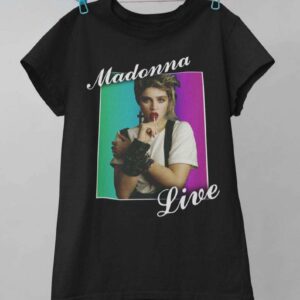 Madonna Live Concert Vintage Retro Style Rap Music Hip Hop T Shirt