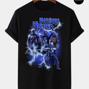 Mandalorian Kuiil Boba Fett Baby Yoda Star Wars T Shirt