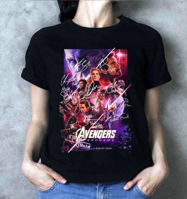 Marvel Avengers Endgame Signature T Shirt