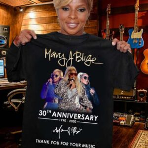 Mary J Blige 30th Anniversary Signature T Shirt