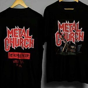 Mike Howe Metal Church The Human Factor Tour Vintage 90s T Shirt
