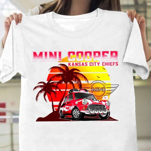 Mini Cooper Kansas City Chiefs T Shirt