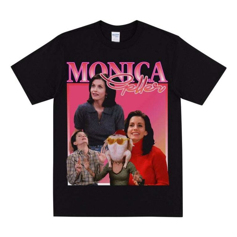 friends monica purple shirt