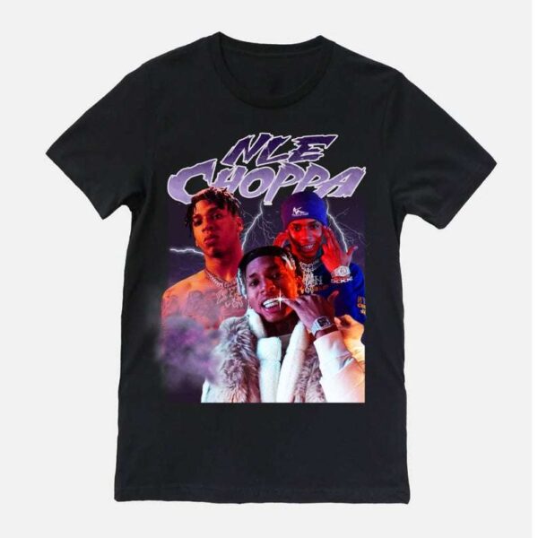 NLE Choppa Vintage Retro Style Rap Music Hip Hop T Shirt