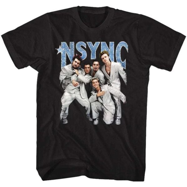 NSYNC Silver Suit Boy Band T Shirt