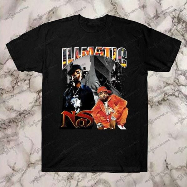Nasty Nas Illmatic Hip Hop RnB Vintage T Shirt