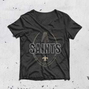 New Orleans Saints Icon Performance Black T Shirt