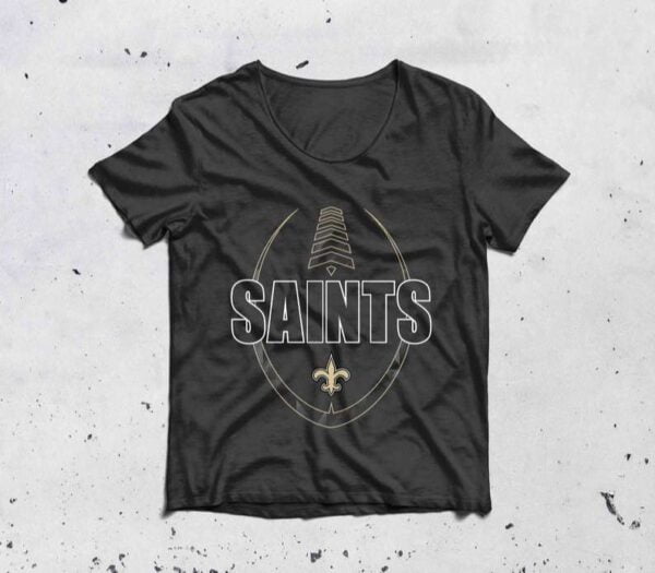 New Orleans Saints Icon Performance Black T Shirt
