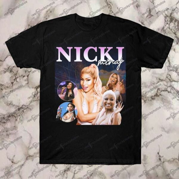 Nicki Minaj Vintage Retro Style Rap 90s T Shirt