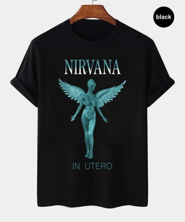 Nirvana Utero Tour Vintage Retro T Shirt