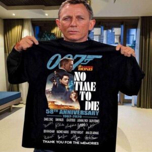 No Time To Die James Bond 007 Daniel Craig Shirt