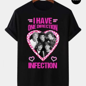 One Direction 1D Infection Y2K T Shirt