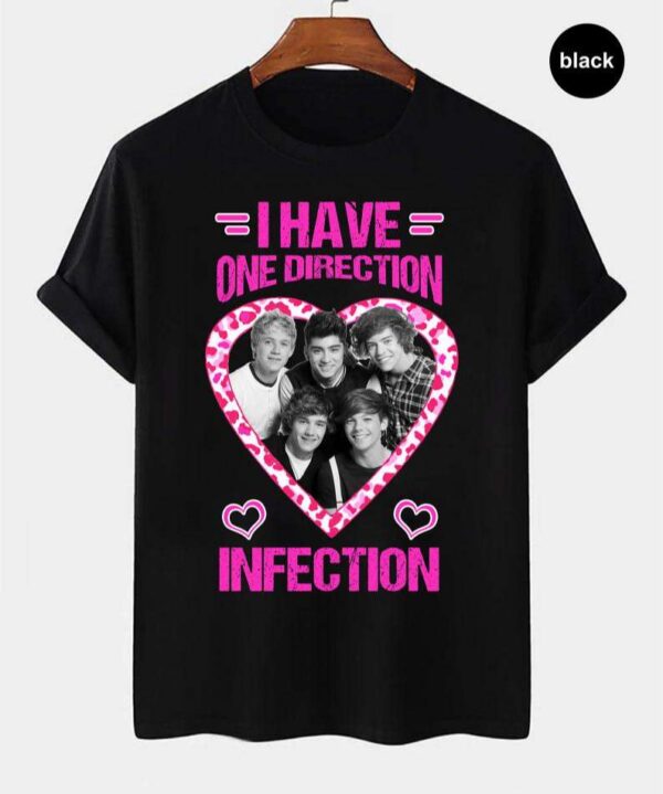 One Direction 1D Infection Y2K T Shirt