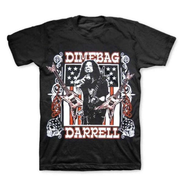 Pantera Dimebag Darrell Guitar Flag T Shirt