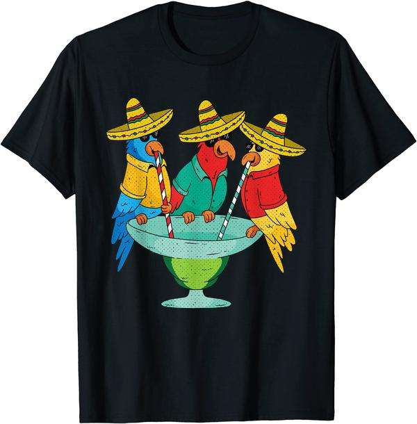 Parrot Cinco De Mayo Mexican T Shirt