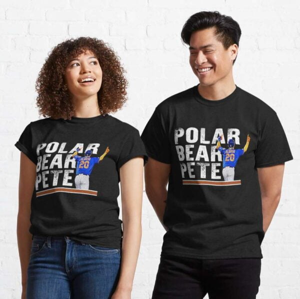 Pete Alonso Apparel Distressed Funny Polar Bear T Shirt