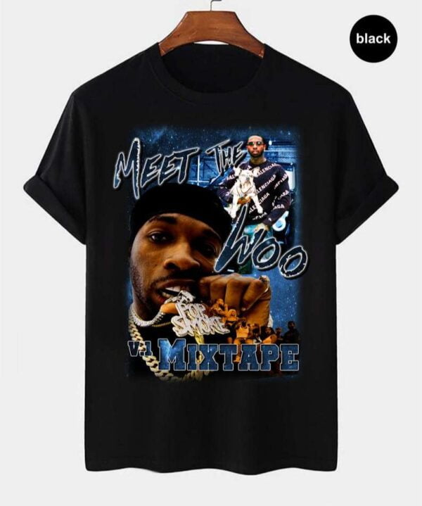 Pop Smoke Meet The Woo Vintage Retro Style Rap Music Hip Hop T Shirt