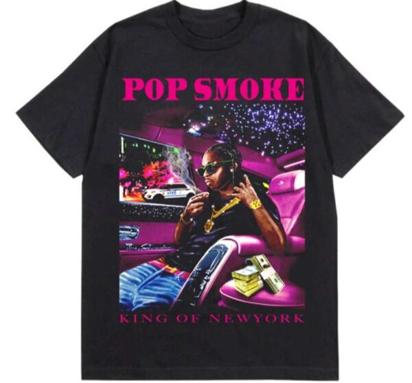 Pop Smoke x Vlone King Of New York T Shirt