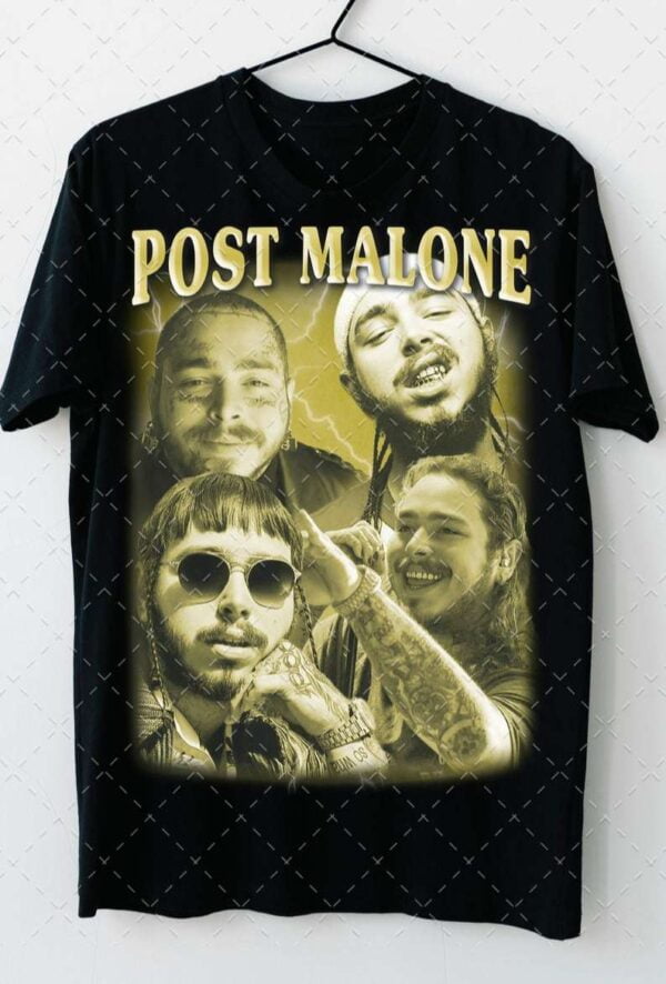 Post Malone Vintage T Shirt Rap Hip Hop