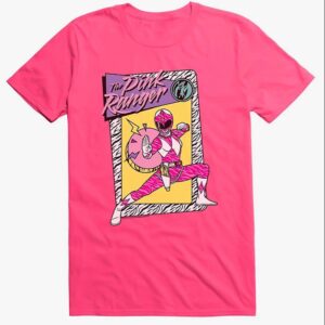 Power Rangers Mighty Morphin The Pink Ranger T Shrt