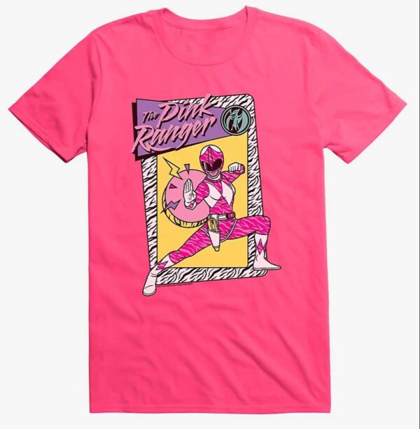 Power Rangers Mighty Morphin The Pink Ranger T Shrt