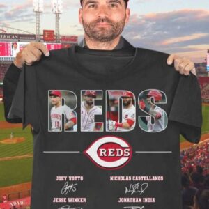 Reds Jesse Winker Joey Votto Nicholas Castellanos Jonathan India Signature T Shirt
