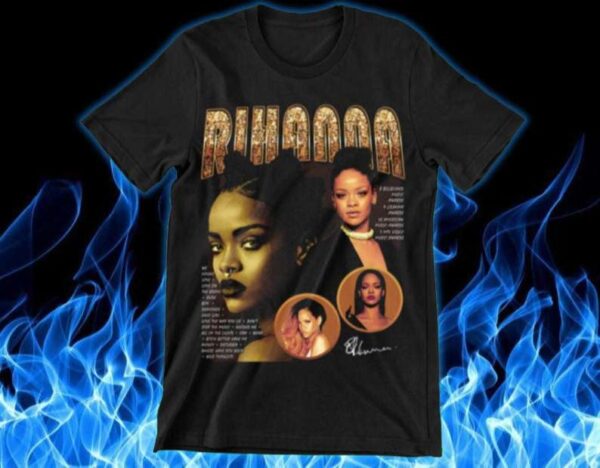 Rihanna Vintage 90s Style Unisex T Shirt