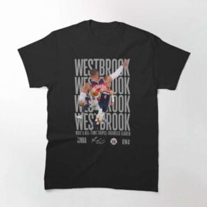 Russell Westbrook NBA All Time Triple Doubles Leader T Shirt