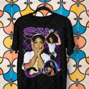 SZA CTRL Vintage Retro 90s T Shirt