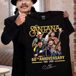 Santana 60 Anniversary Band Signature Unisex T Shirt