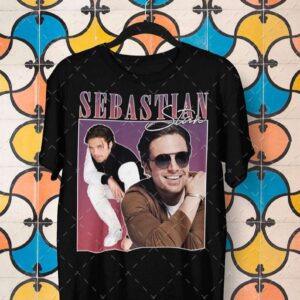 Sebastian Stan Retro Vintage T Shirt