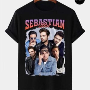 Sebastian Stan Vintage Retro T Shirt