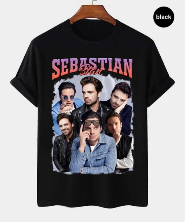 Sebastian Stan Vintage Retro T Shirt