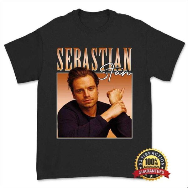 Sebastian Stan Winter Soldier Bucky Barnes Vintage 90s T Shirt