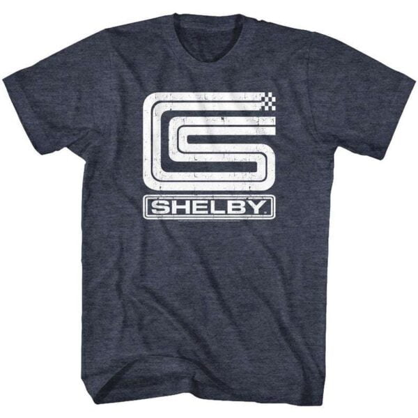 Shelby American Logo Navy Heather T Shirt
