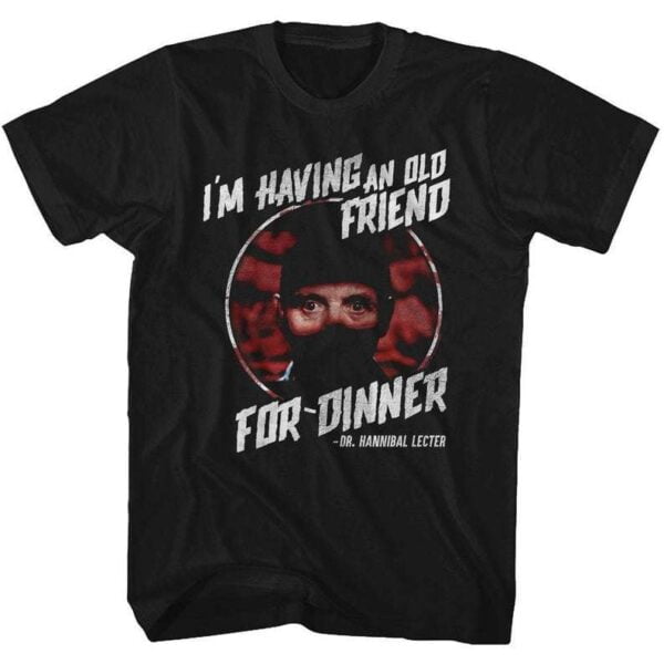 Silence of the Lambs Friend For Dinner T Shirt