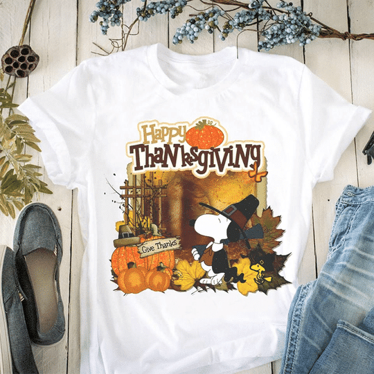 Snoopy Happy Thanksgiving T Shirt