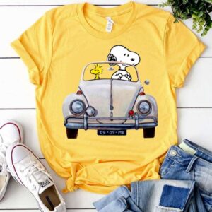 Snoopy Peanut Road Trip T Shirt