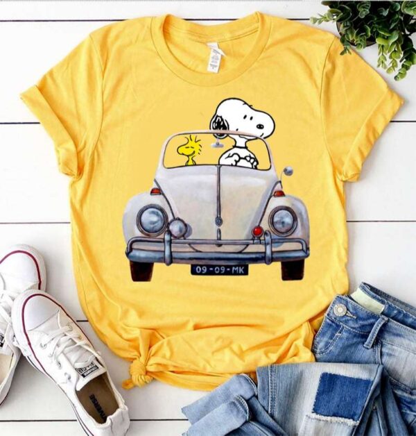 Snoopy Peanut Road Trip T Shirt