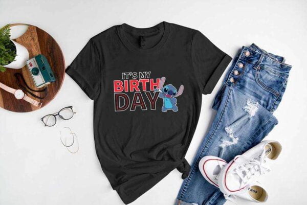 Stitch T Shirt Its My Birthday
