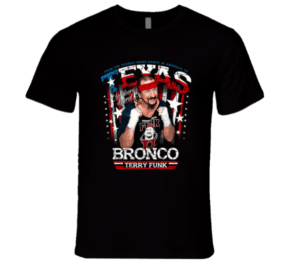 Terry Funk Texas Bronco Funk U Wrestling T Shirt